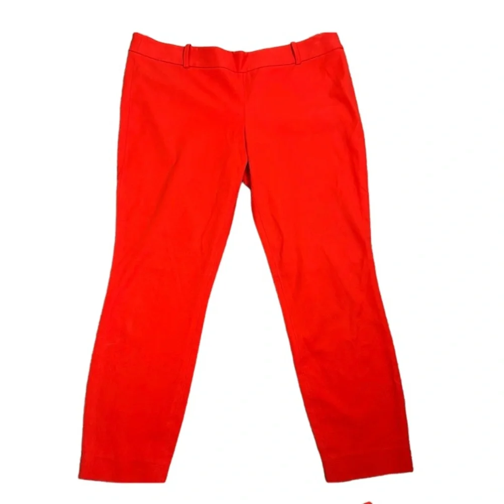 J crew stretch Minnie red pants size 12 holday  Valentine's  Christmas